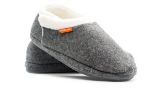 Archline Orthotic Slippers Closed Grey Marl