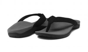 Axign Orthotic Flip Flops Grey with Black