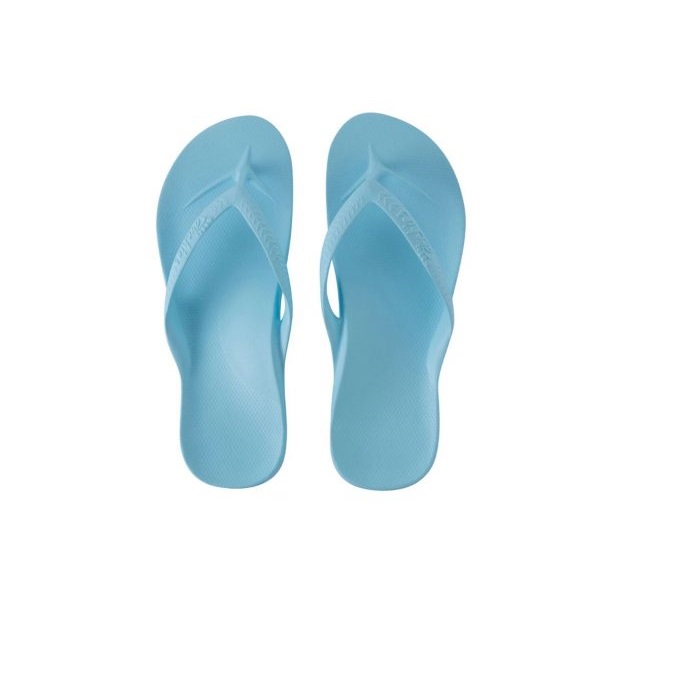 Archies Arch Support Flip Flops- Sky Blue - Adelaide Foot and Ankle Shop