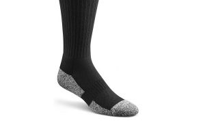 Dr Comfort Shape To Fit Crew Socks - Black