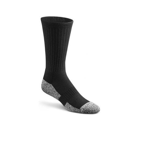 Dr Comfort Shape To Fit Crew Socks - Black - Adelaide Foot and Ankle Shop