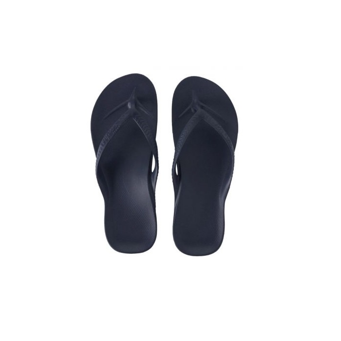 Archies Arch Support Flip Flops- Navy - Adelaide Foot and Ankle Shop